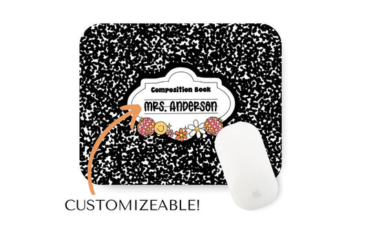 Custom Girly Composition Mousepad