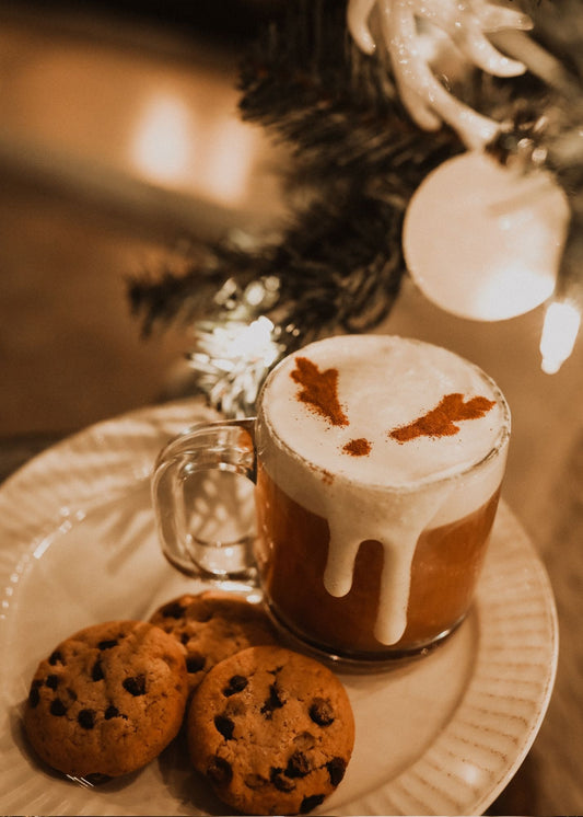 Reindeer Latte Art Stencil
