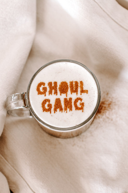 Ghoul Gang Latte Art Stencil
