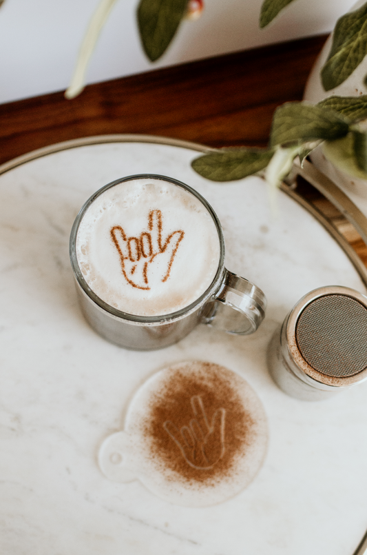 Slow Down Latte Art Stencil – BNB Creative Co.