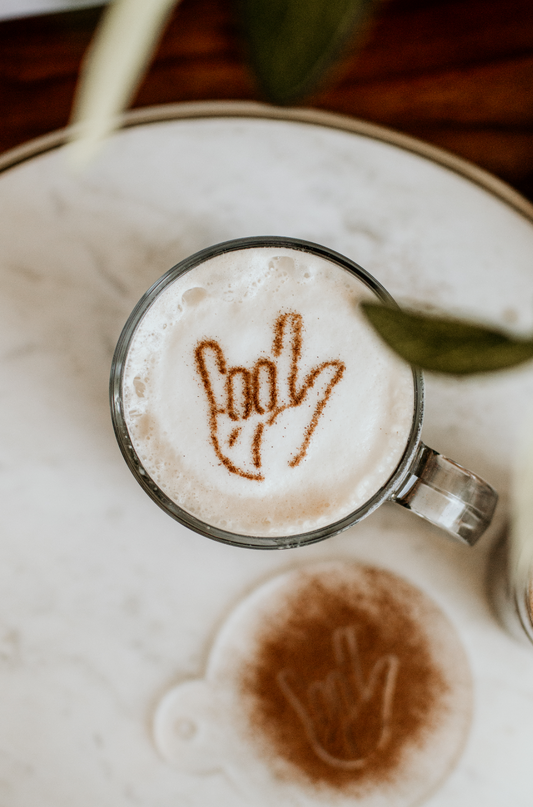 louis vuitton coffee stencils latte art