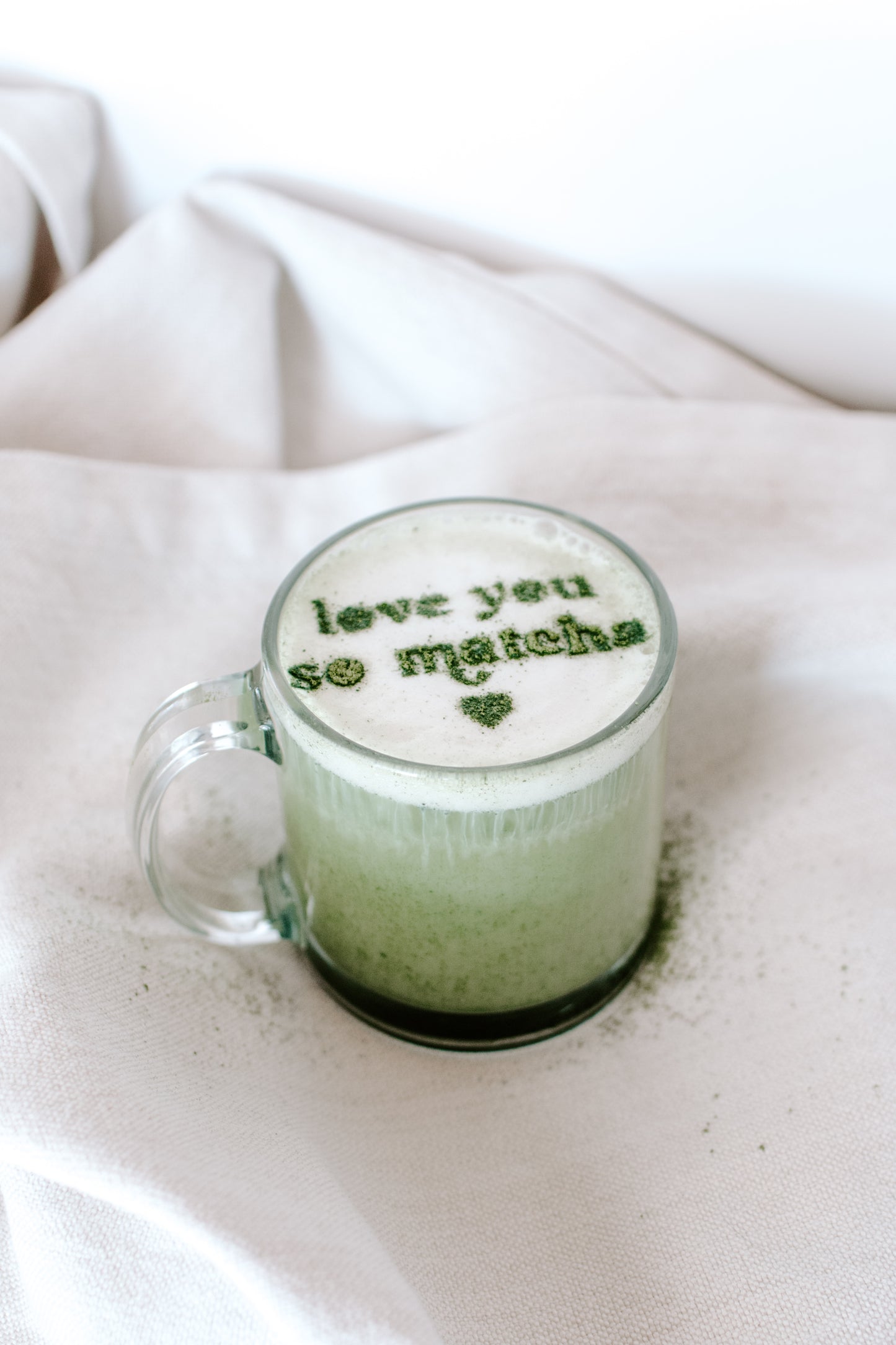 Love You So Matcha Latte Art Stencil