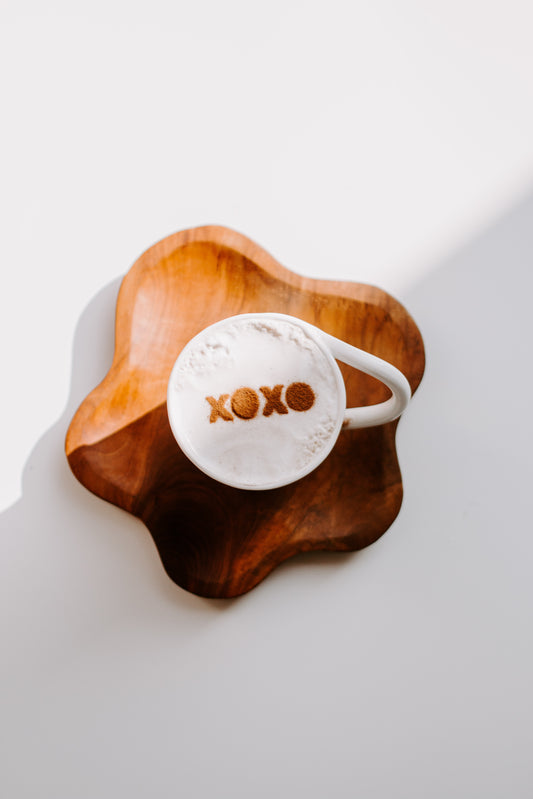 XOXO Latte Art Stencil